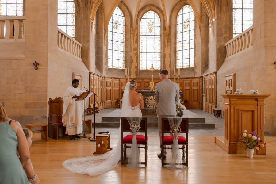 Reportage de mariage dans une église des Ardennes