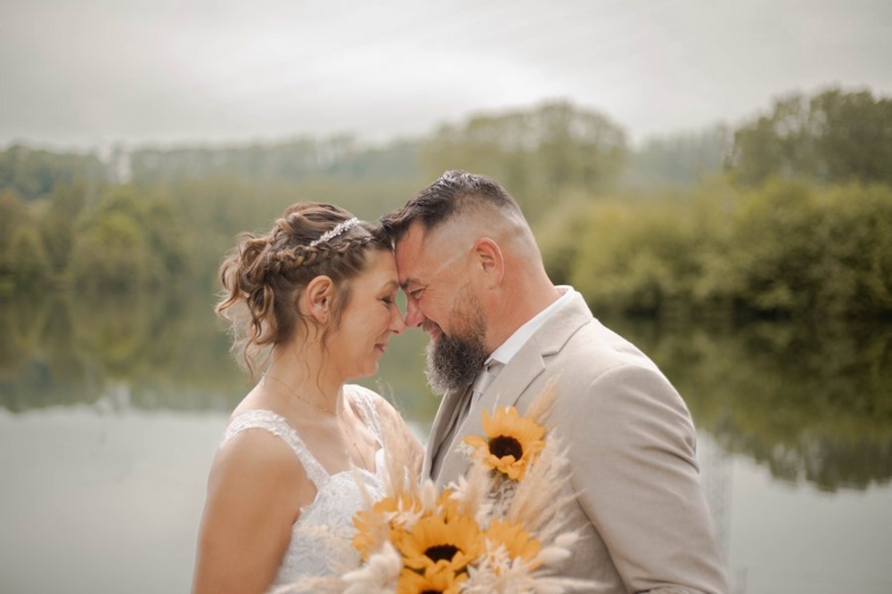 Photo de couple de mariage à Donchery